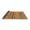 thumbnail image 2 of Ahgly Company Indoor Square Abstract Brown Modern Area Rugs, 7' Square, 2 of 4