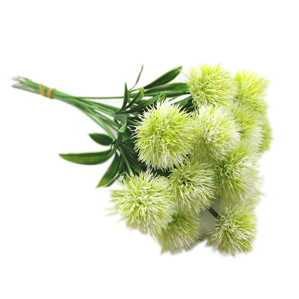 TureClos 10pcs Artificial Plastic Flowers Branch Lifelike Floral Plant