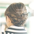 thumbnail image 3 of OATIPHO 5Pcs Golden Hair Clip Metal Barrettes Alloy Good Hold Fashion Hair Accessories, 3 of 8
