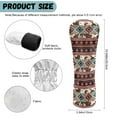 thumbnail image 6 of Yuyamidu Cow Print Golf Club Head Covers for Drivers, Fairway Woods, and Hybrids, Waterproof Leather Head Covers Aztec Ethnic Golf Headcover with Soft Lining, 6 of 8