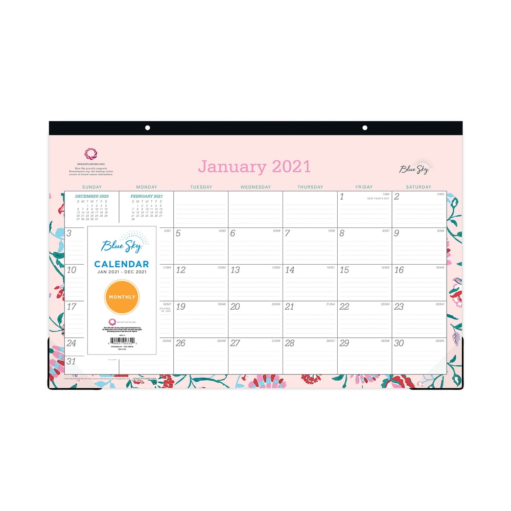 Blue Sky BCA 2021 17 X 11 Desk Pad Garden Flower Walmart 