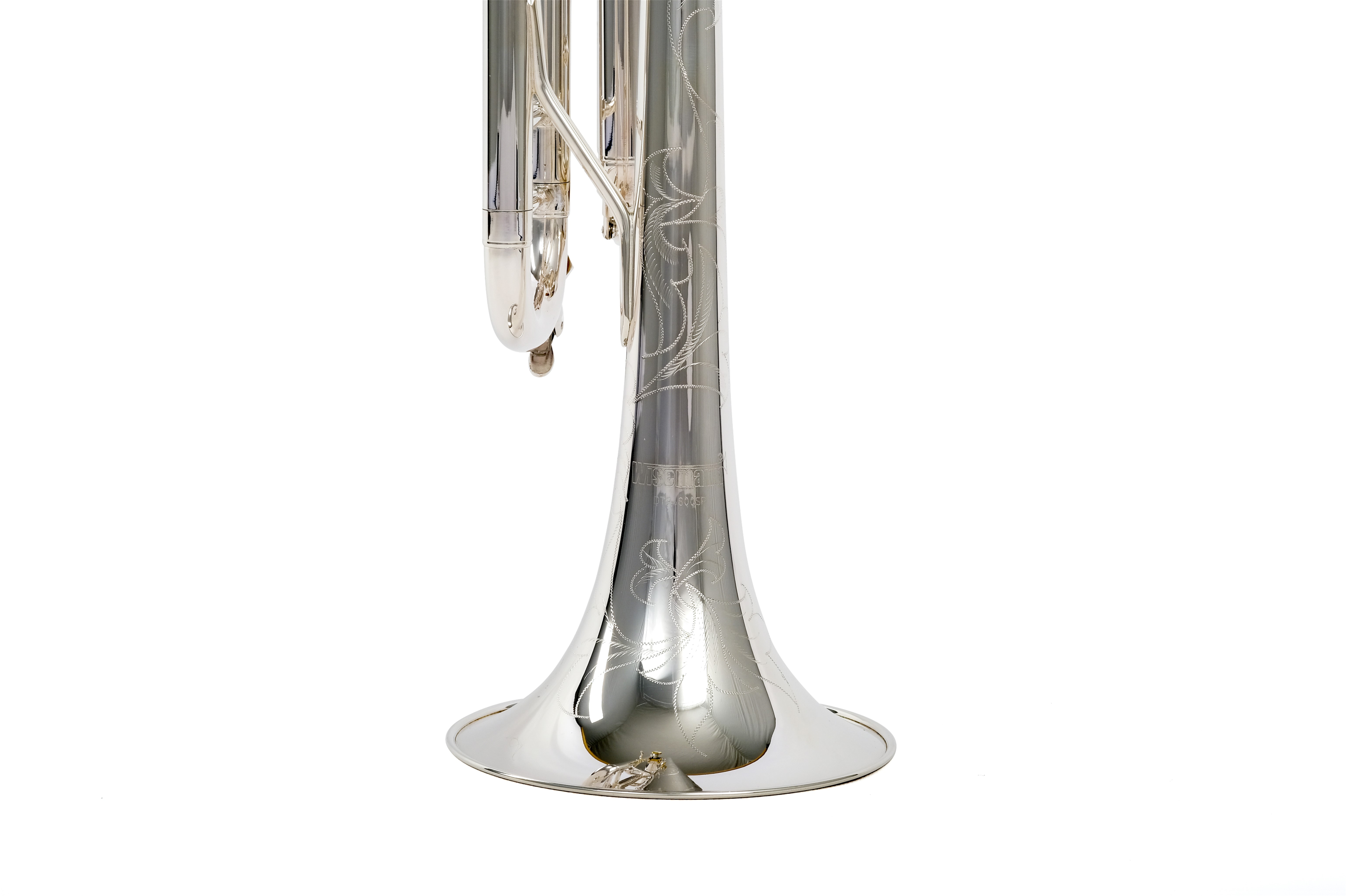DTR-800SG Trumpet, silver plated finish, gold plated valve caps,Hexagonal shaped valve caps Bb, with case and mouthpiece