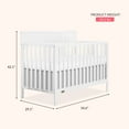 thumbnail image 6 of Dream On Me Ivy 5 in 1 Convertible Full-size Crib, Greenguard Gold & JPMA Certified, Converts from Baby Crib to Toddler Bed, Day Bed, Kids Bed and Full-size Bed, White, 6 of 13