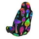 thumbnail image 2 of Balery Bright Mushrooms Funda de Asiento para Auto con Diseño - Cubierta Frontal Suave y Transpirable con Protector Antideslizante- 1 Unidad, 2 of 5