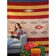 thumbnail image 2 of Rugsotic Carpets Eco-Friendly Woven Hand Woven Kilim Flat Weave Multicolor Contemporary Area Rug, 3'x5' Rectangle, Antimicrobial, 2 of 6