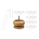 thumbnail image 5 of Porta cuentas de madera, ensartador de cuentas, cuencos para ensartar cuentas, herramienta para hacer joyas Aguja Curva, 5 of 9