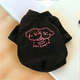thumbnail image 4 of Walbest Dog Cat Summer T Shirts Pet Vests Dog Clothes with Fashion Cartoon Fluorescent Letter Printing, 4 of 6
