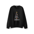 thumbnail image 4 of Family Matching Sweatshirt Christmas Tree Letter Print Long Sleeve Round Neck Casual Pullover Top, 4 of 10