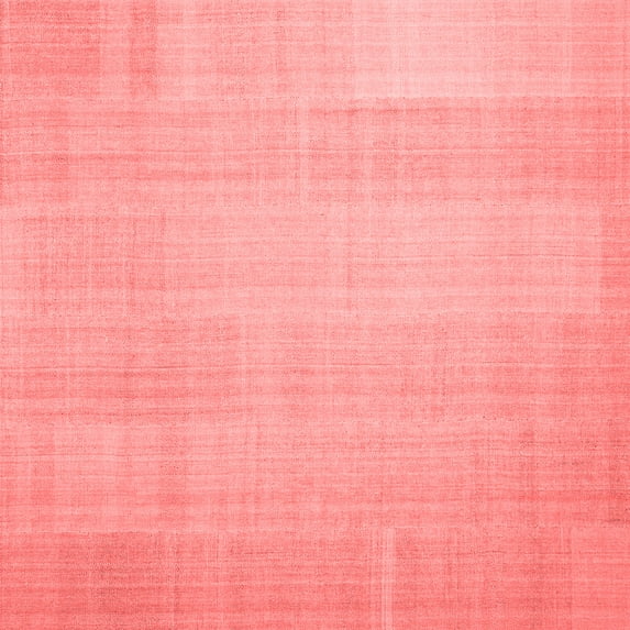 Ahgly Company Indoor Square Solid Red Modern Area Rugs, 3' Square