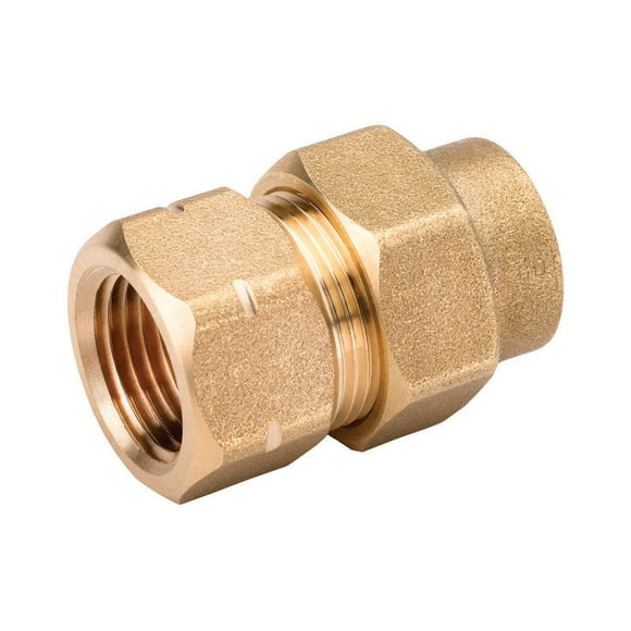 Adaptador hembra Home-Flex Brass de 3/4 pulgadas Compresión X 3/4 pulgadas