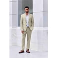 thumbnail image 2 of COOFANDY Men's 2 Piece Suit Slim Fit Suits for Men Two Button Blazer Formal Business Jacket Suit for Wedding Prom Dinner, 2 of 6