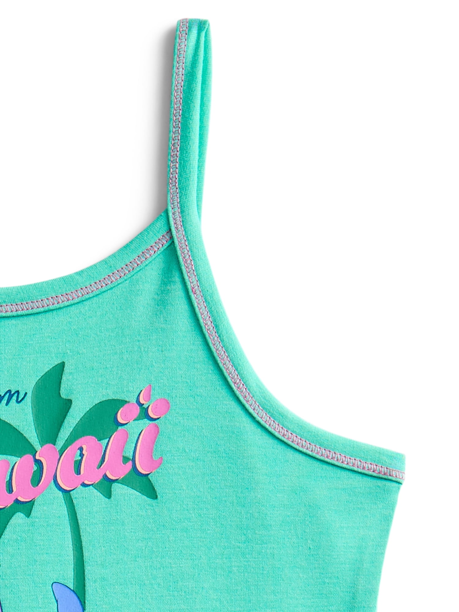 Stitch Girls Sleeveless Graphic Romper, Sizes 4-12
