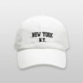 thumbnail image 2 of Fgnfyis Men's Adjustable Letter Print Baseball Cap for Outdoor Sports and Casual Fashion Wear White M, 2 of 3