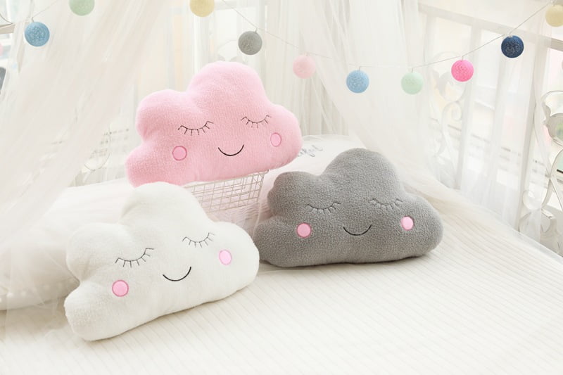 INS Cloud Donut Plush Pillow Stuffed Toy Baby Bed Decorative Throw Pillows  Sofa Office Chair Back Cushion Kids Gifts Photo Props - AliExpress