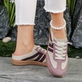 thumbnail image 2 of UDAUDU Womens Sneakers 2026 Fashion Sneakers with Removable Insole Stylish and Lightweight Spring Summer Fall Shoes for Women Casual Non Slip Lace Up Walking Footwear Purple, 2 of 7