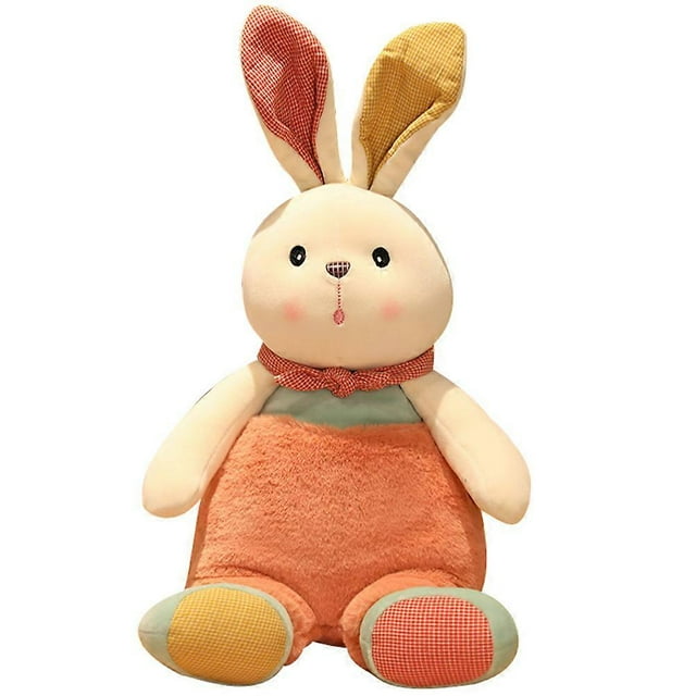 Stuffed Bunny Plush Rabbit Doll Soft Decorative Toy for Bedroom Car Comfort Elastic Material 1Pack
