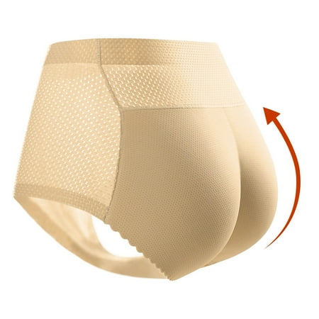 GHSOHS Womens Underwear Panty No Show Thongs Womens Tummy Control Underwear Women s High Waisted Shapewear Control Panties Underwear Full Coverage Thongs Boyshorts Sport Hipster Underpants Beige  M