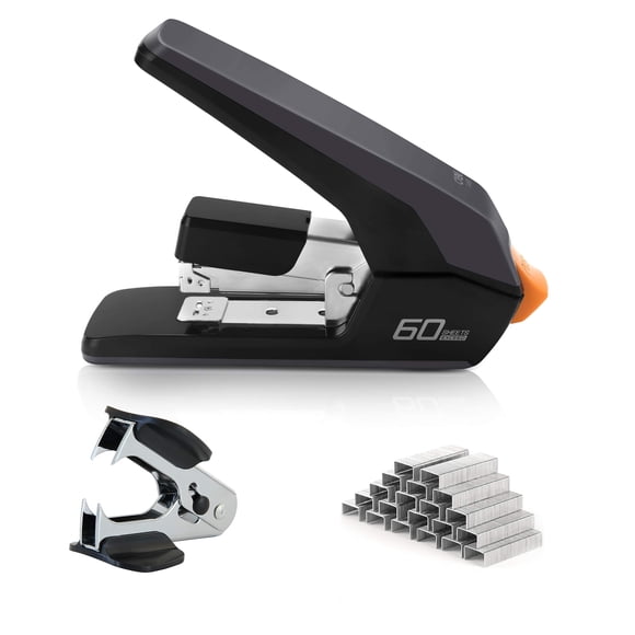 Grapadora Deli Effortless Heavy Duty con capacidad para 60 hojas con grapas