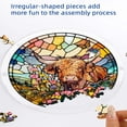 thumbnail image 6 of Taicans Highland Cow Acrylic Puzzle Suncatcher,Stained Glass Style Summer Vibes Window Hanging,Funny Highland Cow in Pool with Sunglasses Decor,Indoor Outdoor Home Garden Wall Art,Gift for Cow Lovers, 6 of 9