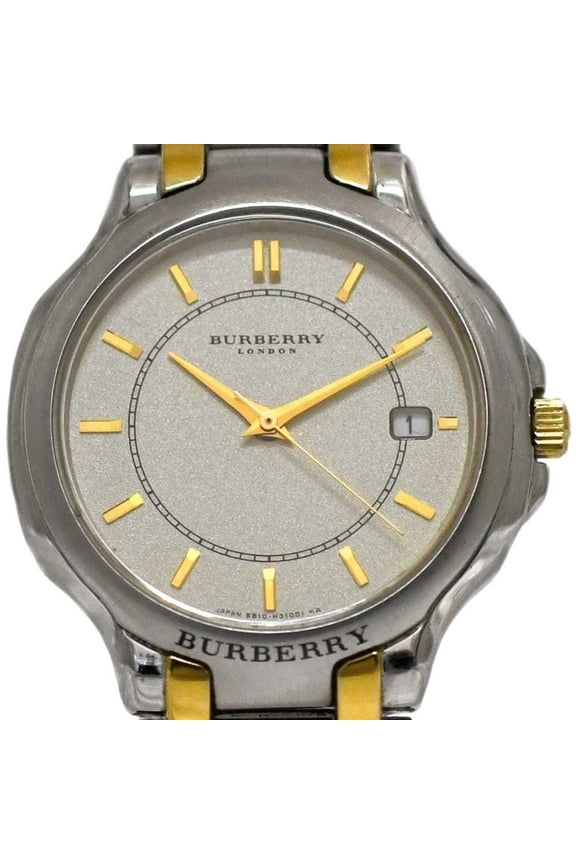 Pre-Owned Burberry Men's GN-4S Watch, Champagne Gold, Silver, Stainless Steel Quartz... (Good)