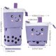 thumbnail image 2 of Estuche de lona té con leche - morado Ormromra HMHZ1138-4, 2 of 6
