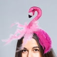 thumbnail image 4 of Diadema de flamenco Hugo Decoración para la cabeza Sombreros de cosplay, 4 of 7