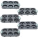 thumbnail image 5 of Advancent Molde de silicona para galletas de chocolate y donas con diseños 3D únicos para hornear emocionantes bandejas de hielo de silicona Herramientas y accesorios para hornear tipo+4, 5 of 6