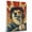 Akita, variant on Plott Hound Dog Stretched Canvas Size 8x12 – Sports Dog, Perfect for Animal Lovers, Plott Hound Dog Canvas, Baseball Canvas Size Wall Art