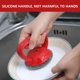 thumbnail image 5 of Bowl Washing Net Brush Pot Tool Kitchen Cleaning Brush Bowl Brush Long Handle Brush Steel Wire Ball Brush Pot Brush With Handle Deals Of The Day Clearance, 5 of 9