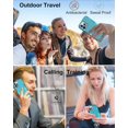 thumbnail image 2 of for iPhone 13 Pro Max Phone Case, with Tempered Glass Screen Protector, Dust-Proof Port Cover, Full Body Non-Slip Rubber Covered, Wear-Resistant & Drop-Proof, Mint/Teal, 2 of 16