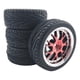 thumbnail image 1 of 4 neumáticos de goma RC de 66 mm para WLtoys 144001 124018 para modelos HSP de coche todoterreno. rojo, 1 of 7