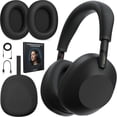 thumbnail image 1 of Restored Sony Wireless NC Headphones Platinum Black +Deco Gear Master Guide Kit, 1 of 10