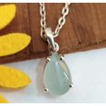 thumbnail image 3 of Stunning Moonstone Pendant 925 Sterling Silver-Blue Fire Necklace- Anniversary gift For Her-Moonstone Solitaire Pendant, 3 of 4