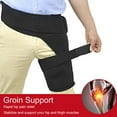 thumbnail image 2 of Peahefy Hip Compression Support,Adjustable Compression Brace Groin Support Wrap Hip Joint Support Pain Relief,Groin Support, 2 of 8