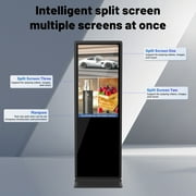 55 Inch Indoor Digital Signage Touchscreen Kiosk Floor Standing Advertising Display LCD Totem Interactive Monitor Android System with Auto Media Player