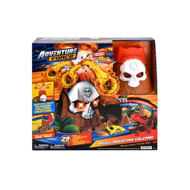 Adventure Force Skull Mountain Volcano Motorized Die-Cast Vehicle
