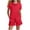 Red, variant on Cethrio Girls Outfit Sets Short Sleeve, 2 Piece School Collared Kids Summer Clothing Sets Pink Size 14