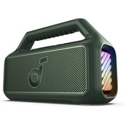 Soundcore Boom 2 By Anker, Outdoor Speaker, 80W, Subwoofer, 24H Playtime, IPX7 Waterproof, Floatable, RGB Lights, Green