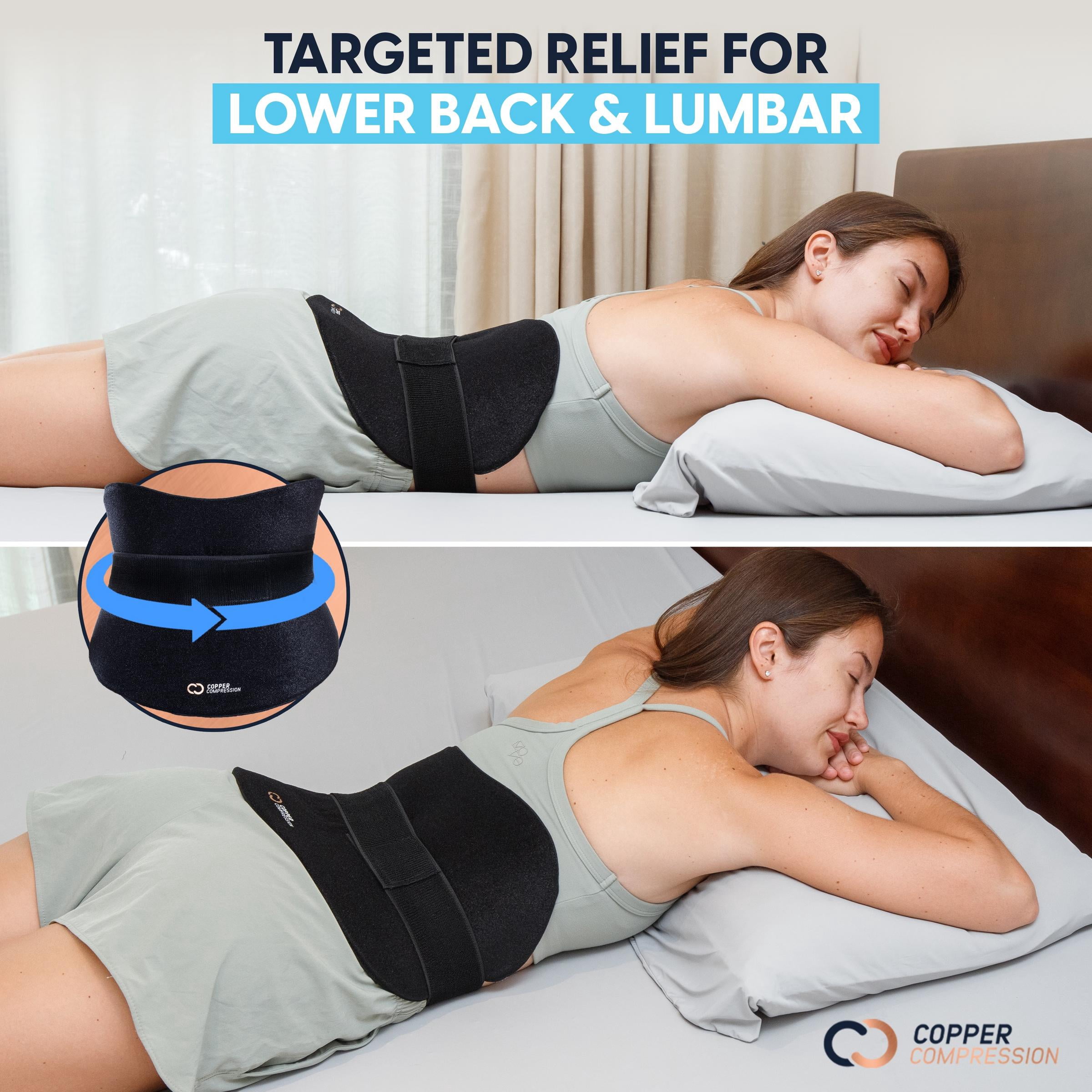 CopperFreeze™ Back & Stomach & Body Wrap – Hot & Cold Therapy Support