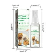 Dog Skin and Coat Health Supplements Liquid Spary Pet Hair Loss Treatments Helps Hair Loss Regrowth Works for Dogs Cats