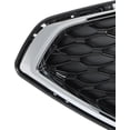 thumbnail image 6 of ALL-CARB For 2017-2018 Ford Fusion Black&Chrome Front Bumper Grille Honeycomb Grill, 6 of 6