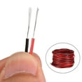 thumbnail image 3 of Extension Cable Wire Cord 2pin 26 AWG Parallel Wire 10M Length Red Black, 3 of 4