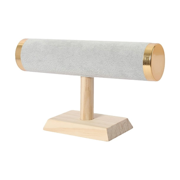 Qarigey Estante para estante, joyería duradera pura, soporte de exhibición nórdico, multifuncional, soporte para tobilleras, de Ropa, zapatos y accesorios Miscelánea gris pelusa