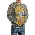 thumbnail image 6 of Simpsons Casual Pullover Hoodie Unisex Hooded Sweatshirt Novelty 3D Graphic Long Sleeve Sweater with Pocket 3XL, 6 of 8