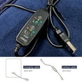 thumbnail image 4 of Portable 5V USB Heated Electric Blanket Electric Shoulder Shawl For Car Office Use Winter Warm Blanket Cover Heater 3 Timer Model 3 Heat Setting, 4 of 5