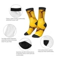 thumbnail image 3 of Rocae Ripe Yellow Lemon for Girls Boys Crew Socks,Children's Socks, Kids Socks, Toddler Socks: Daily Wear with Kids School Uniform, 3 of 5