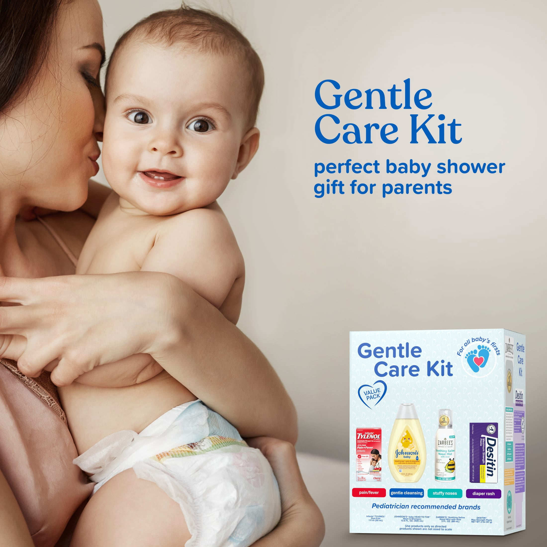 Johnson's Baby Gentle Care Kit, Newborn Essentials