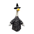 thumbnail image 3 of Halloween Porch Goose Costume for 23In Lawn Goose Statue, Outdoor Patio Yard Halloween Decor, 3 of 7