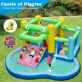 thumbnail image 2 of Costway 5-in-1 Inflatable Bounce House with Slide Splash Pool Ball Pit & Basket Hoop, 2 of 10