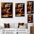 thumbnail image 4 of Designart "Glow Of Kiddush In Judaism" Judaism Floater Framed Wall Art Prints, 4 of 5